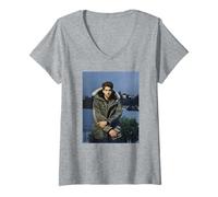 Womens Adam Goldberg Dazed and Confused Actor by Michael Grecco V-Neck T-Shirt