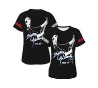 Women's Adams Canadian Rock Singer Bryan T-Shirts Stylish Short Sleeve Summer Tees Multi-Sided Printed Shirt Multicoloured S