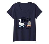 Womens Adding More TBR and Forget About It V-Neck T-Shirt