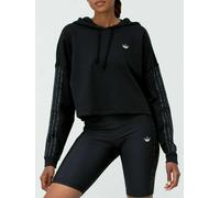 WOMENS ADIDAS CROPPED HOODIE SIZE XS / S / M / L (GC6792) BLACK