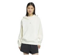Women's adidas Kit 3-Stripes Hoodie - Off White - Size: Large