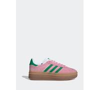 WOMENS ADIDAS OG GAZELLE BOLD PLATFORM SUEDE SHOES - ALL SIZES - PINK/GREEN/GUM