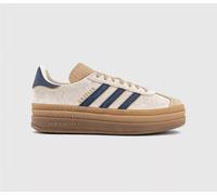 Women's adidas Originals Gazelle Bold Off White/Navy Trainers JQ5126 RRP £149.99