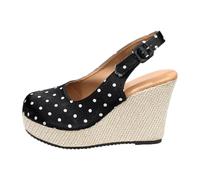 Womens Adjustable Closed Toe Block Heels, Womens Closed Toe Platform Sandals, Orthopedic Wide Fit Walking Shoes, Lightweight Anti-Slip Slippers for Wedding Ceremony And Bridal Party