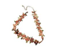 Women's Adjustable Lace Collar Necklace Elegant Neckband Choker Necklace Beautiful Embroidered Flower Neck Jewelry Fashion Jewelry
