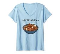 Womens Adobong Paa Filipino Food Pinoy Chicken Feet Philippines V-Neck T-Shirt