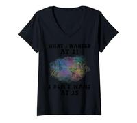 Womens Adult Joker Girl What I Wanted at 21 I Don't Want at 25 V-Neck T-Shirt