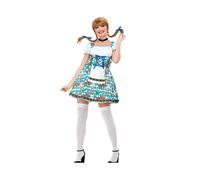 Womens Adults Oktoberfest Beer Maiden Fancy Dress Costume Size 16 - 18