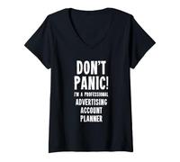 Women's Advertising Account Planner V-Neck T-Shirt