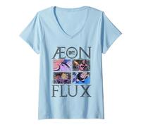 Women's Aeon Flux Boxes V-Neck T-Shirt