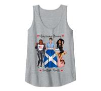 Womens African American Grown and Scottish Roots Heritage Tank Top