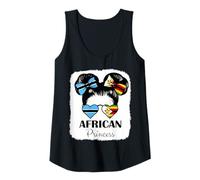 Womens African Princess Roots Botswana and Zimbabwe Mix Heritage Tank Top