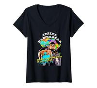 Women's Afrika Bambaataa_001 V-Neck T-Shirt
