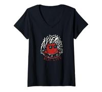 Womens Afterlife - Best Life - Funny Devil Halloween Costume V-Neck T-Shirt