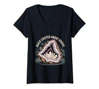 Womens Agate Excited About Rocks Rock Geology Nerd ||- V-Neck T-Shirt