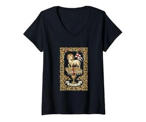 Women's Agnus Dei Traditional Latin Mass Catholic V-Neck T-Shirt
