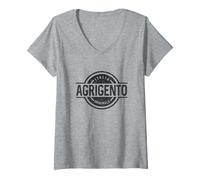Womens Agrigento Italia - Official Agrigento Sicily Italy V-Neck T-Shirt
