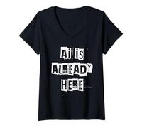 Women's Ai is Already Here V-Neck T-Shirt