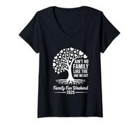 Womens Ain’t No Family Like The One I Got 2025 Family Reunion Shirt V-Neck T-Shirt