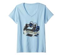 Women's AIR Assist Ready Laser Engraving Maker Workshop V-Neck T-Shirt
