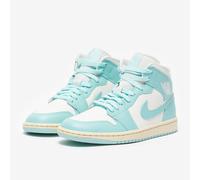 37 1/2 Jordan Wmns Air Jordan 1 Mid, Sail/light Dew-muslin