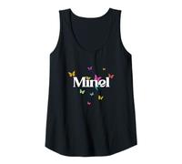 Womens Aisha - Adorable Girl Name with Colorful Butterlies Tank Top