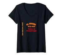 Womens Al-Farabi Father of Formal Logic Alpharabius V-Neck T-Shirt