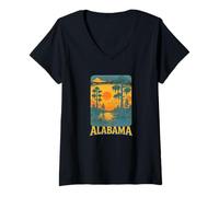 Womens Alabama Pride Southern Charm V-Neck T-Shirt