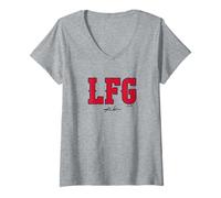 Women's Alex Cora - LFG - Boston Baseball V-Neck T-Shirt
