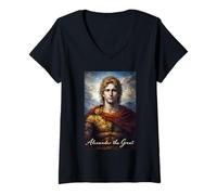 Women's Alexander The Great V-Neck T-Shirt