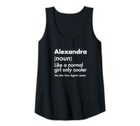 Womens Alexandra Like A Normal Girl Only Cooler Queen First Name Tank Top