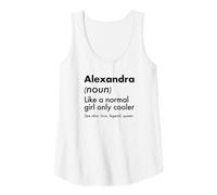 Womens Alexandra Like A Normal Girl Only Cooler Queen First Name Tank Top