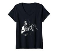 Womens Alice Cooper Constrictor Album Tour Snake 1986 V-Neck T-Shirt
