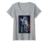 Womens Alice Cooper Hey Stoopid Album Tour 1991 Hollywood Vampires V-Neck T-Shirt