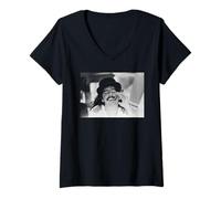 Womens Alice Cooper In 1975 Welcome To My Nightmare Tour V-Neck T-Shirt