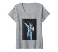 Womens Alice Cooper Live Snake Hey Stoopid Tour Hollywood Vampires V-Neck T-Shirt