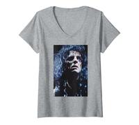 Womens Alice Cooper Poison School's Out Singer Hey Stoopid Tour V-Neck T-Shirt