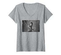 Womens Alice Cooper The Nightmare Returns Tour Constrictor V-Neck T-Shirt