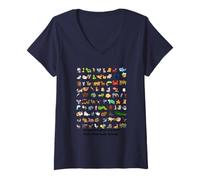 Womens All Creatures Great and Small The Lord God Made Them All Tee V-Neck T-Shirt