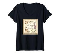 Women's All Plants are Edible Some Only Once Funny Plant Lover Quote V-Neck T-Shirt