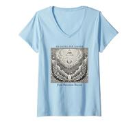 Women's All Seeing Eye Latin Quote Ad Astra Per Aspera V-Neck T-Shirt