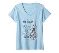 Women's All Women are Created Equal Only The Best Still Dance V-Neck T-Shirt