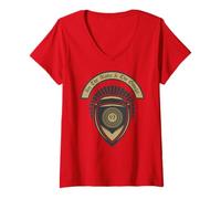 Women's Alpha and Omega Christian Symbol Im The Alpha and The Omega V-Neck T-Shirt