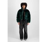 Alpha Industries Fur Puffer Winter Jacket Women Winter Jackets for Women Size S - Force Green