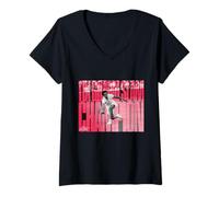 Womens Althea Gibson Merch | Grand Slam Champ Tennis Legend | AG013 V-Neck T-Shirt