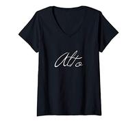 Womens Alto Singer Opera or Choir Musician V-Neck T-Shirt