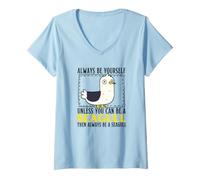 Women's Always Be Yourself Unless You Can Be A Seagull V-Neck T-Shirt