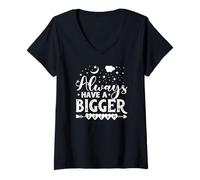 Women's Always Have A Bigger Dream V-Neck T-Shirt