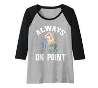 Womens Always on Point Raglan Baseball Tee