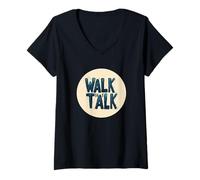 Womens Amazing Walk That Talk Quote Costume V-Neck T-Shirt